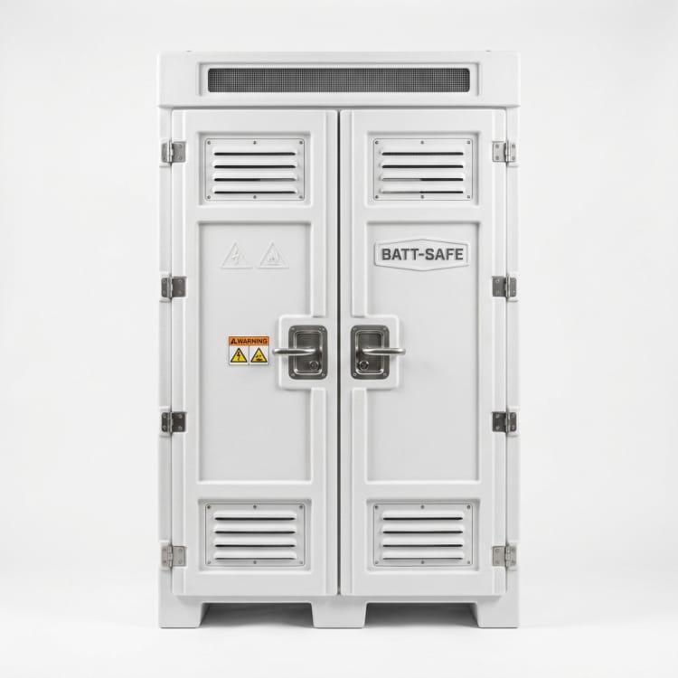 FRP バッテリー 収納 キャビネット