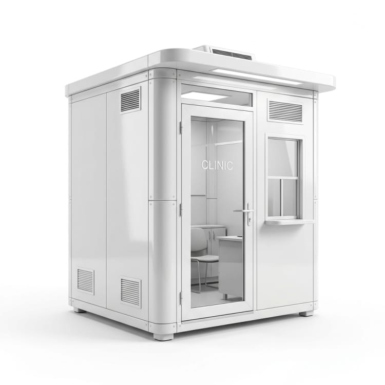 FRP 仮設 クリニック ブース